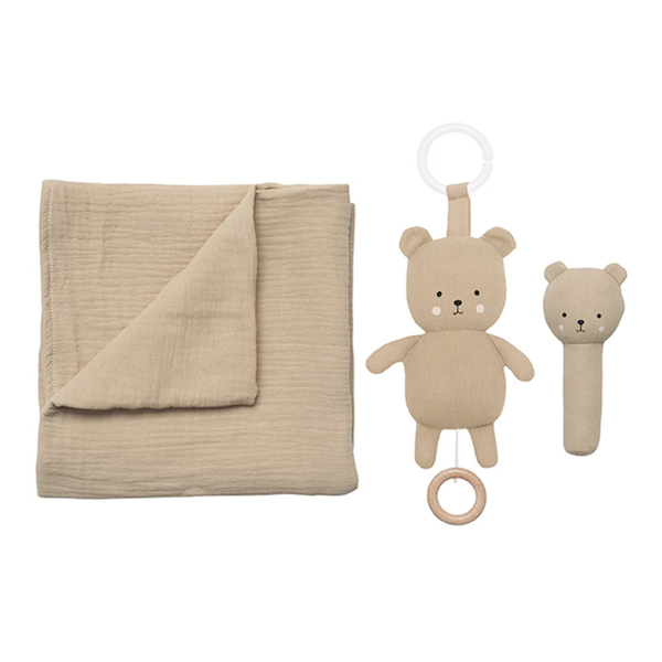 Jabadabado - Baby Gift Teddy - Blanket Set