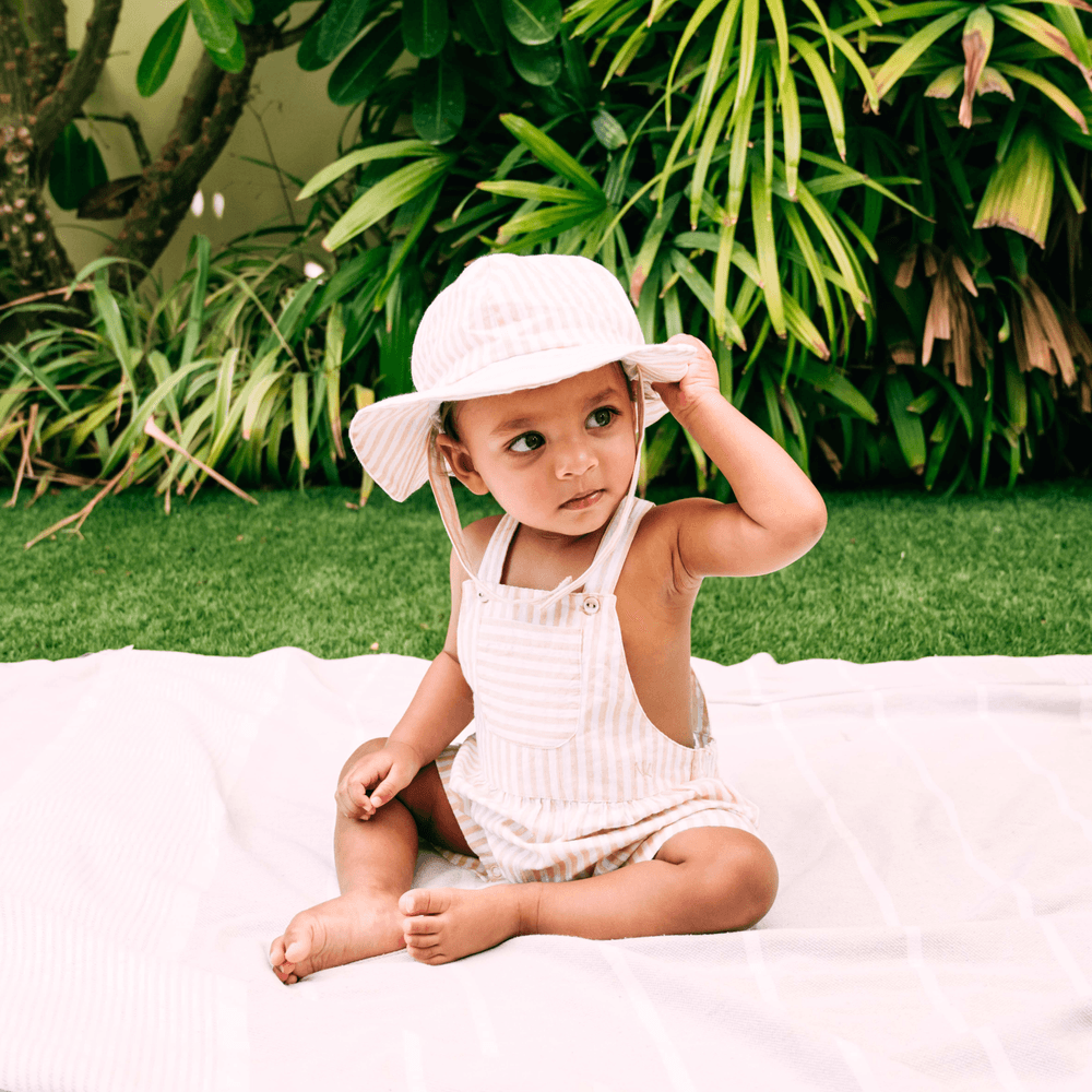 Next of Kin - Bobby Bucket Hat - Neutral Stripe