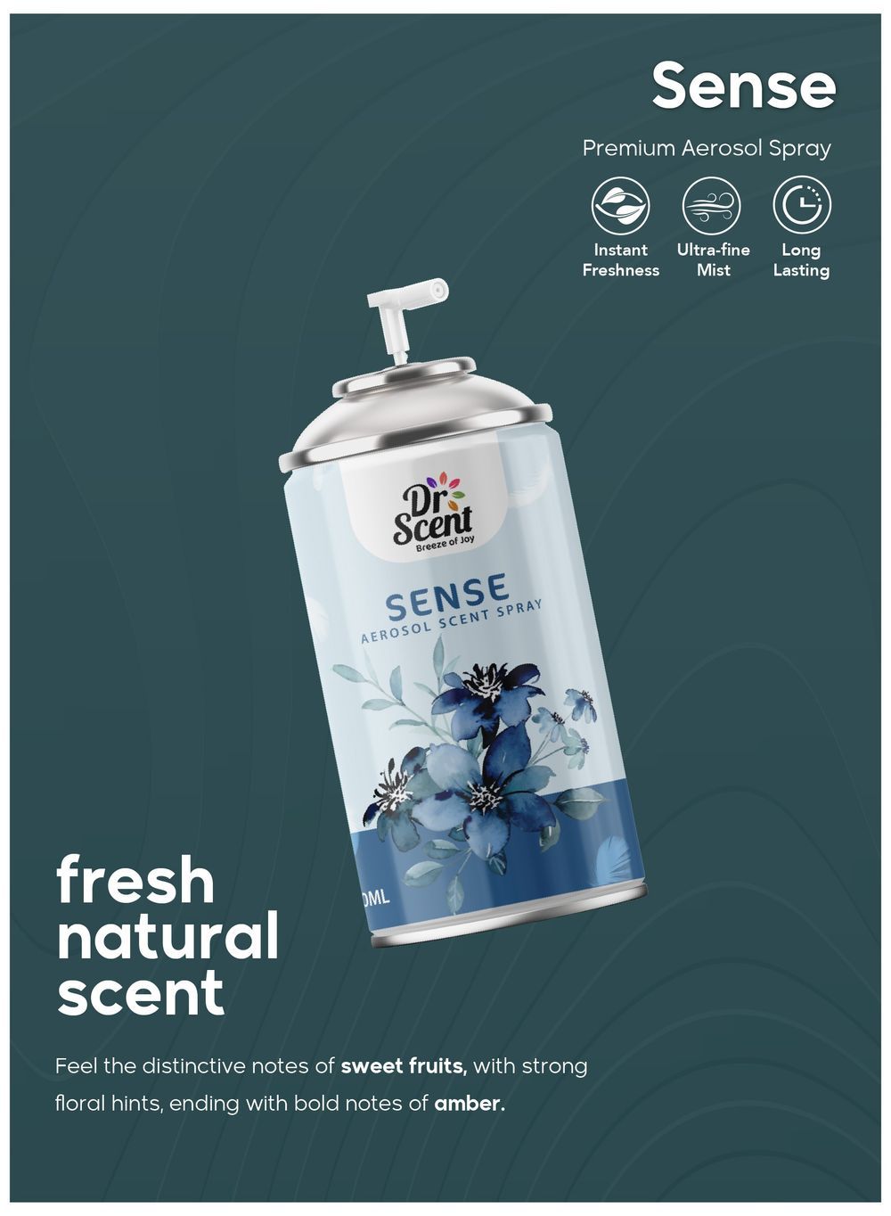 Dr Scent - Aerosol Air Freshener Spray - Sense - 300 ml