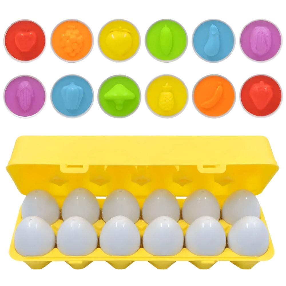 Funfiniti - Shape Matching Egg Toy - 12pcs