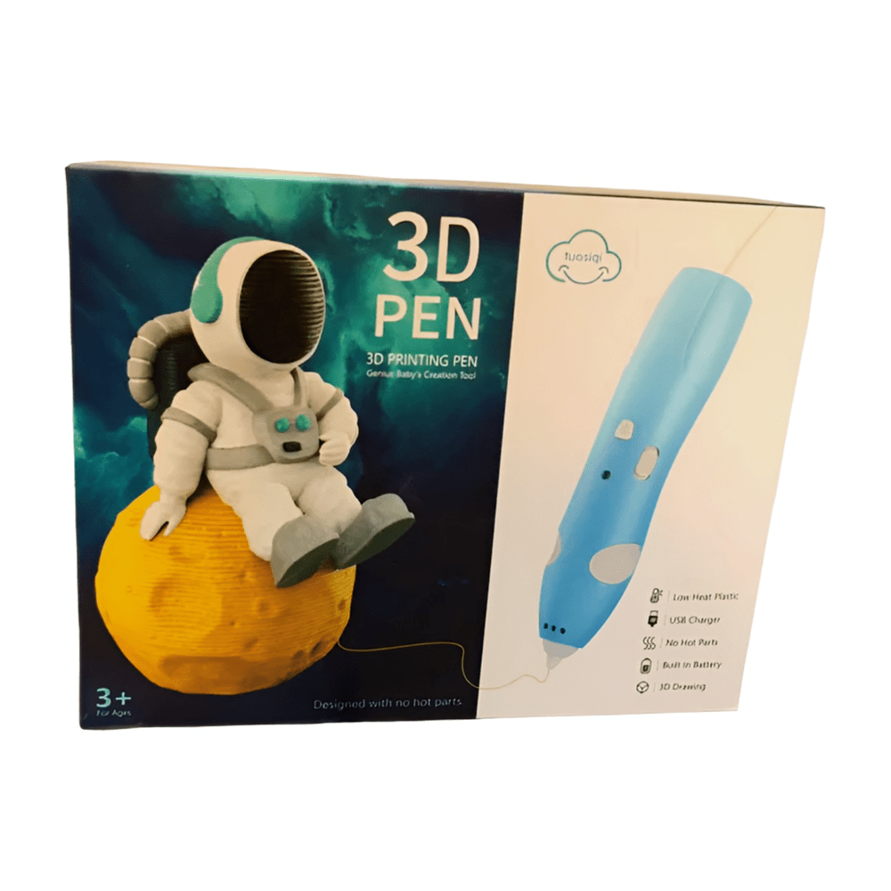 Funfiniti - 3D Printing Pen Doodle Kit - Light Blue