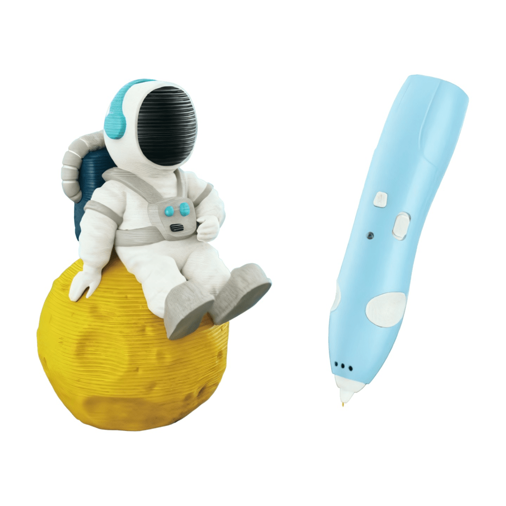 Funfiniti - 3D Printing Pen Doodle Kit - Light Blue