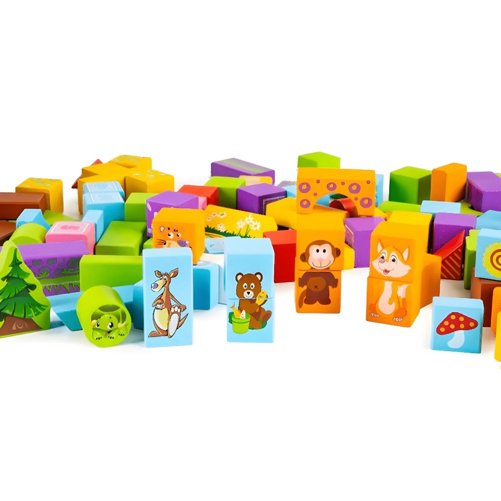 Funfiniti - Cute Animals Blocks Set - 100pcs