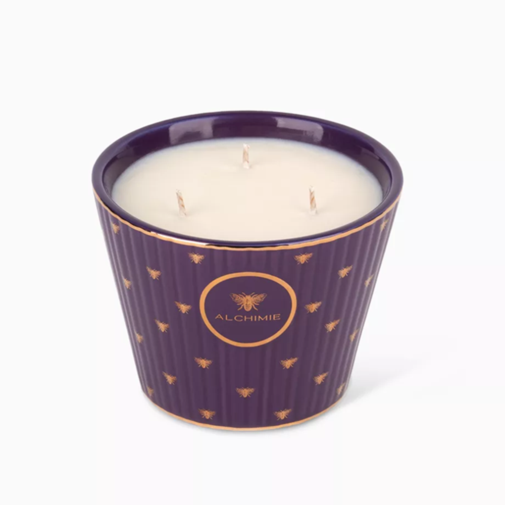 Alchimie - L'Abeille Pourpree - Scented Candle - 10x10cm