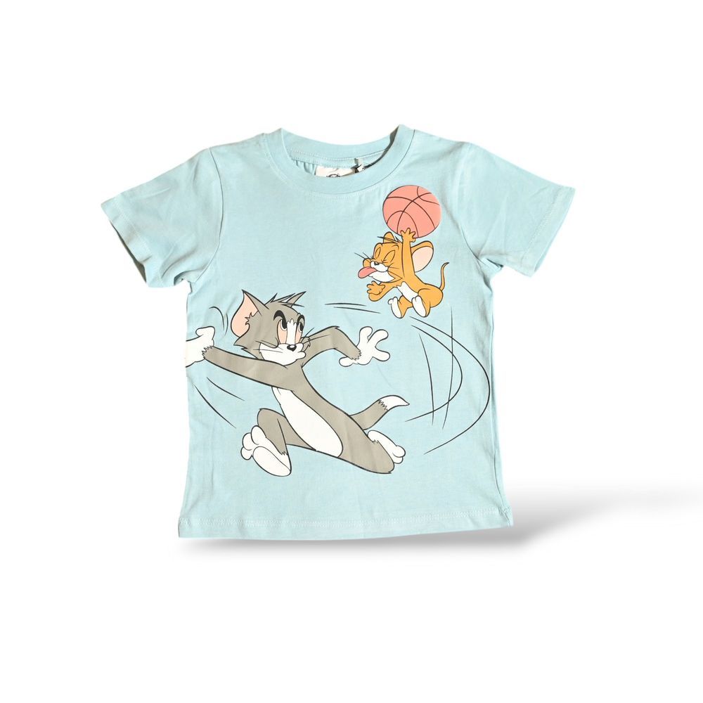 Tom & Jerry - Girls Short Set - Blue/Yellow