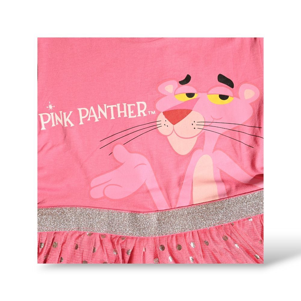 Pink Panther - Girl's Tulle Dress - Pink