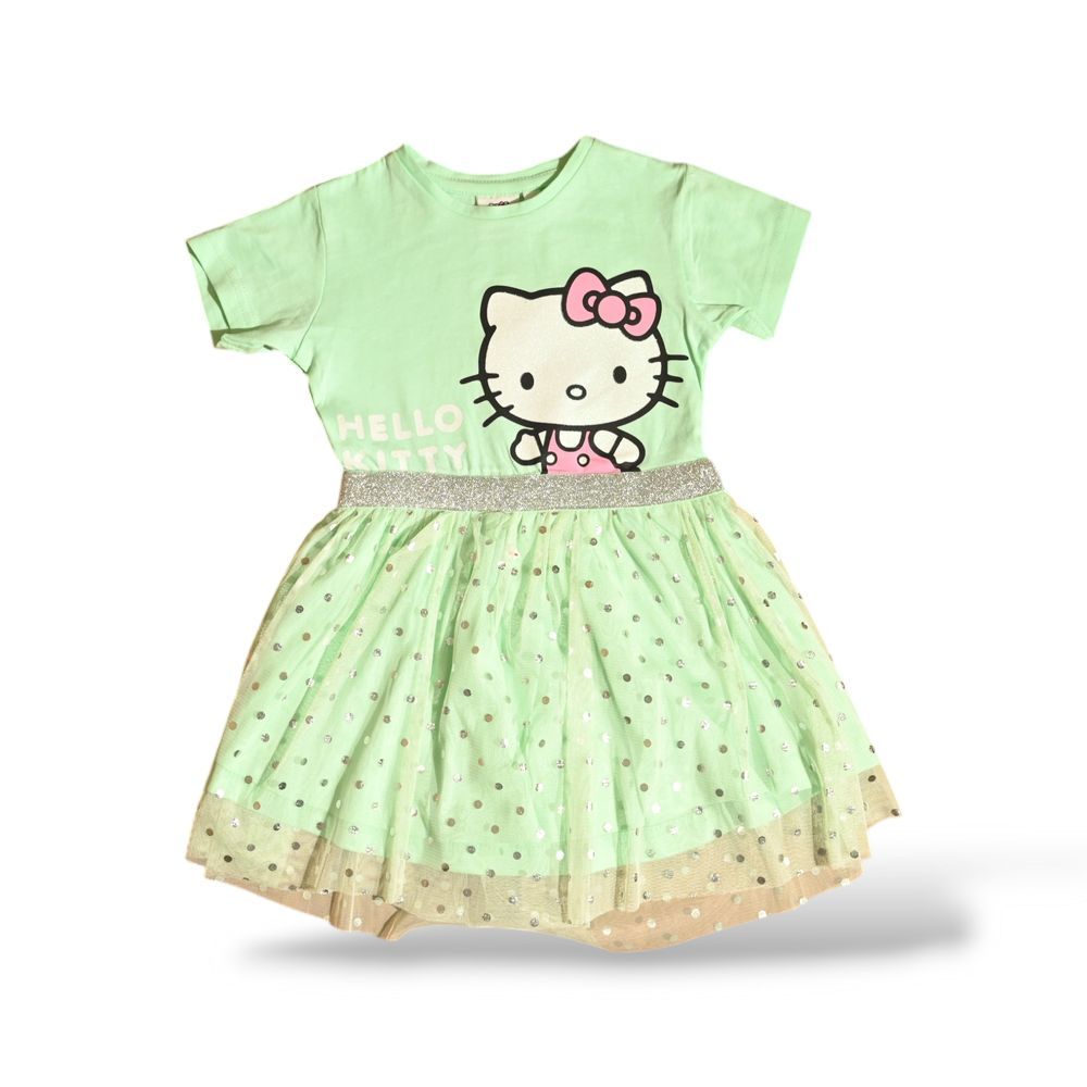 Hello Kitty - Girl's Tulle Dress - Green