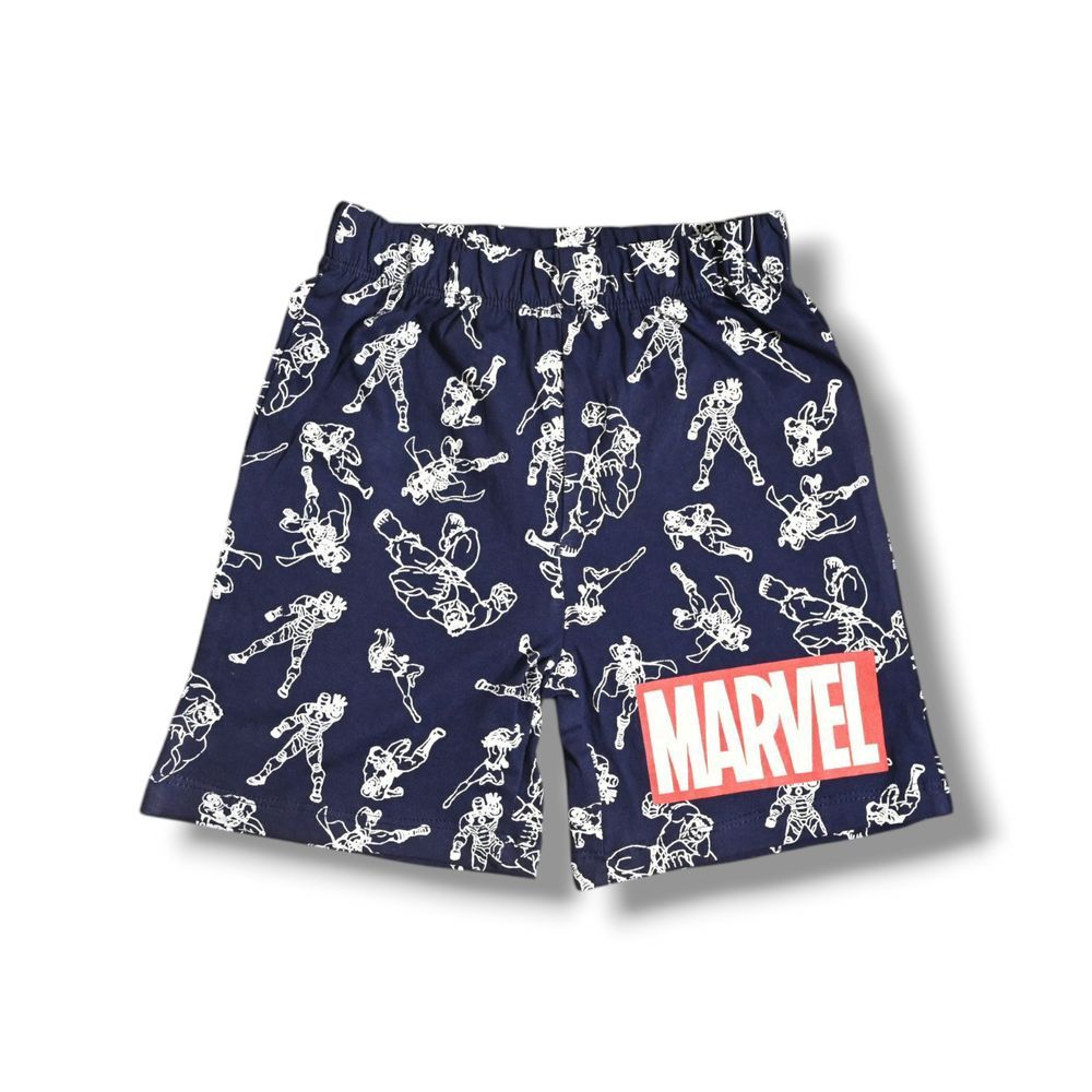 Marvel - 2pc-Set - Boy's Summer T-Shirt And Short - Navy