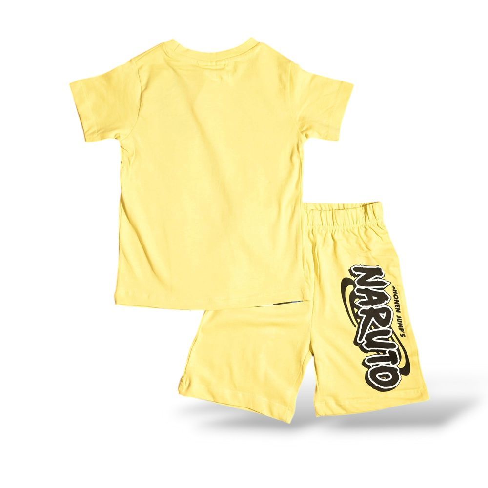 Naruto - Boys Short Set - Yellow