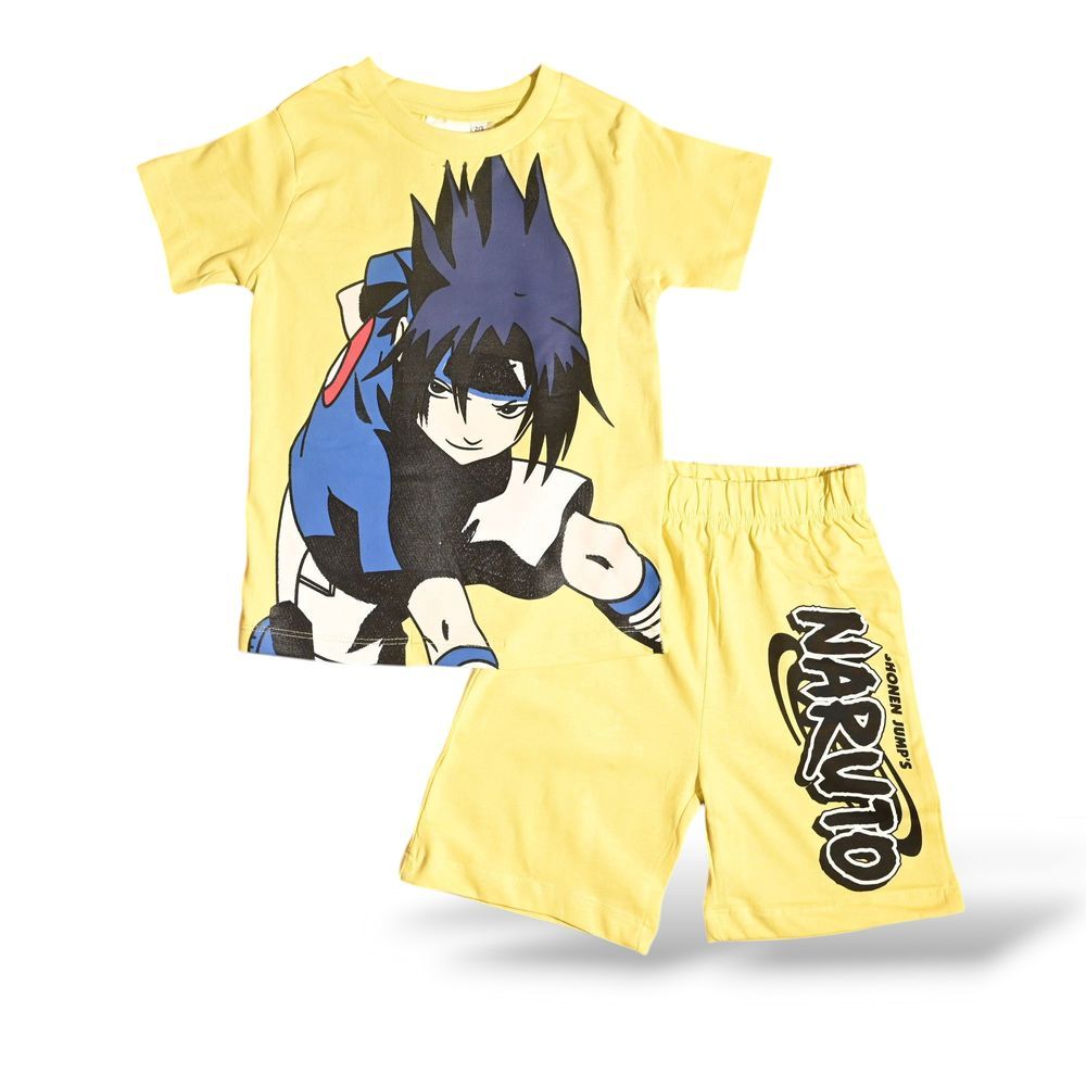 Naruto - Boys Short Set - Yellow