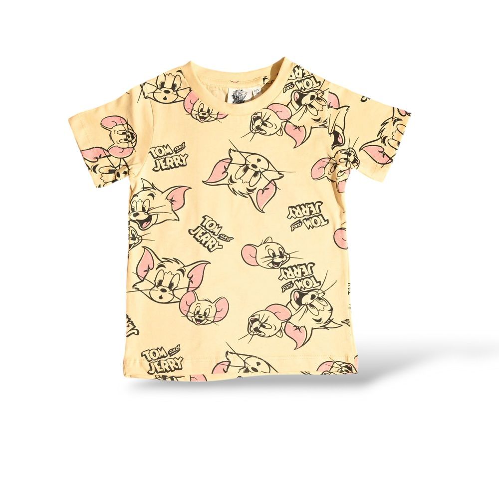 Tom & Jerry - Boys Short Sleeve Pajama Set - Multicolor