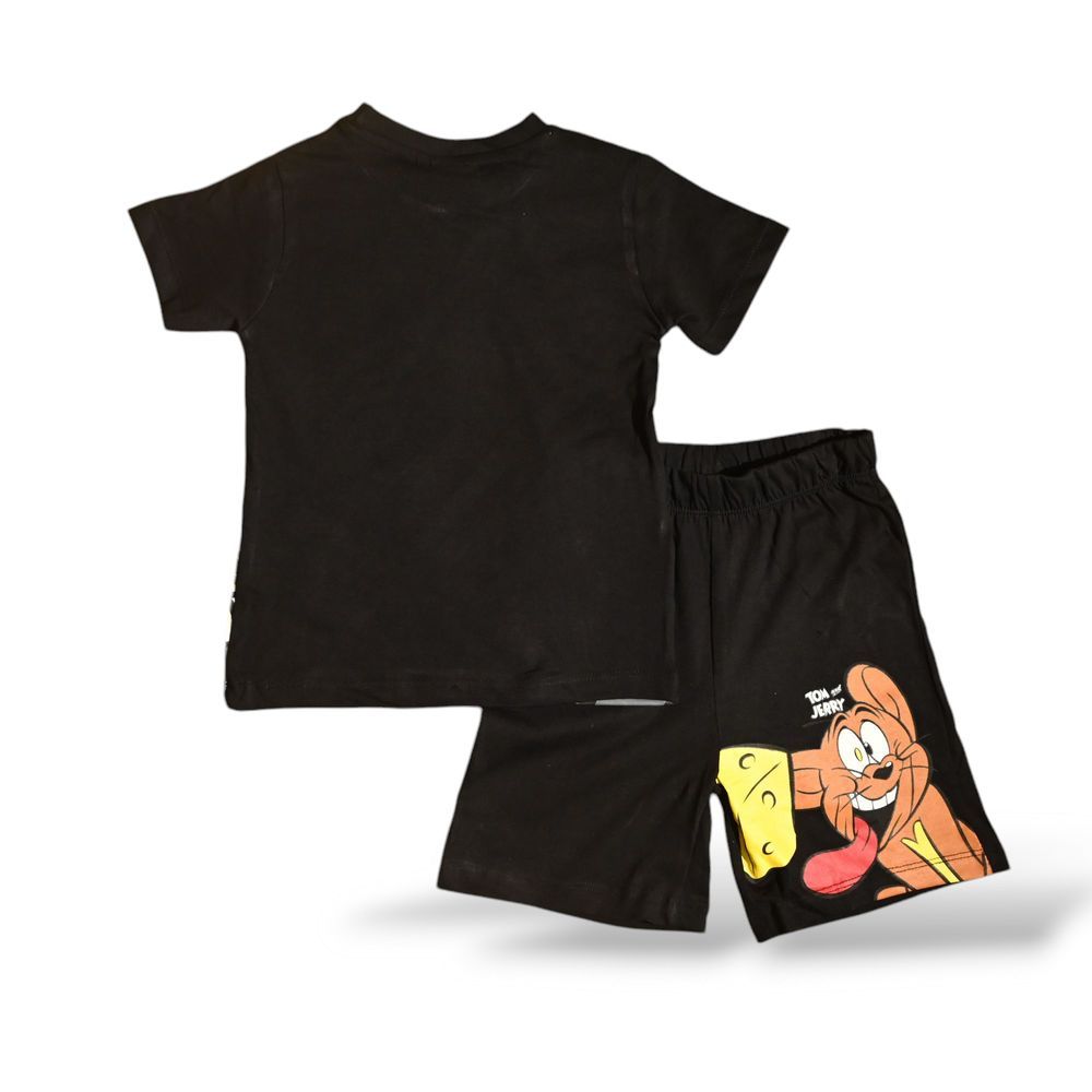 Tom & Jerry - Boys Short Set - Black