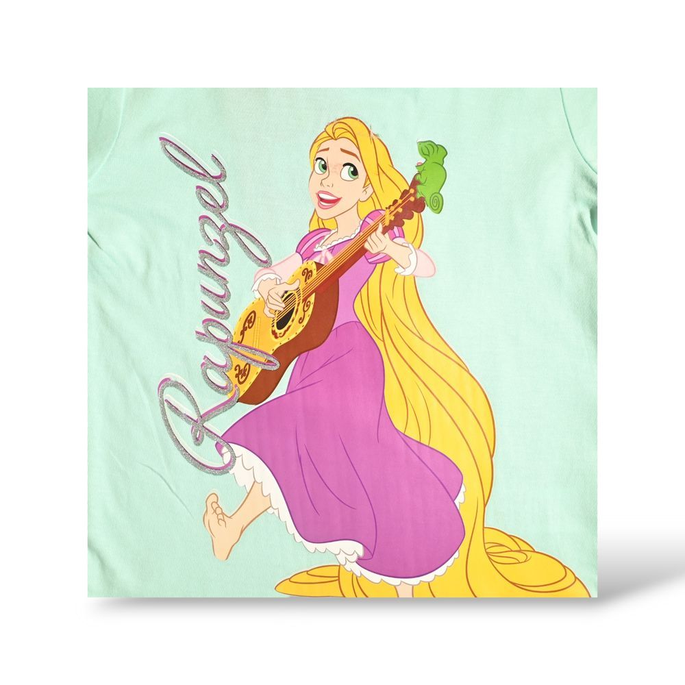 Disney - Girl's Princess Rapunzel Printed T-Shirt - Green