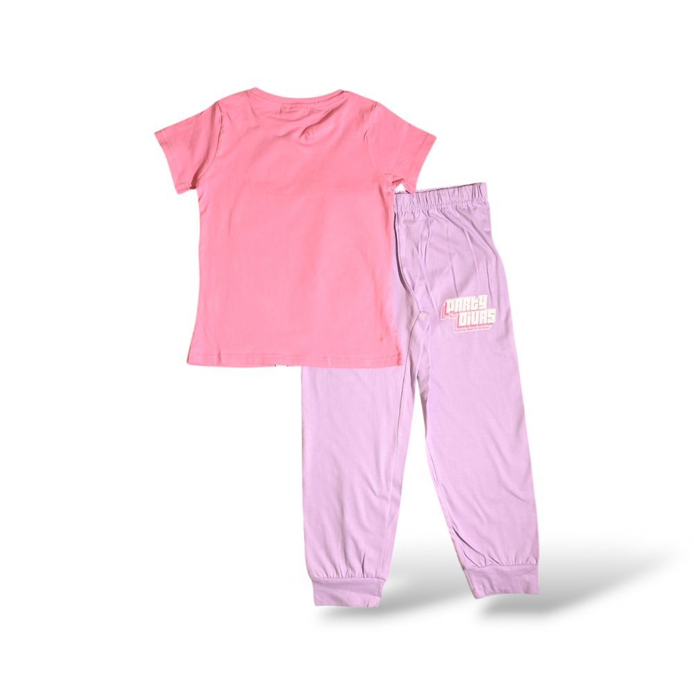 L.O.L. Surprise - 2pc-Set - Girl's Short Sleeves Pyjama T-Shirt & Pants - Purple/Pink