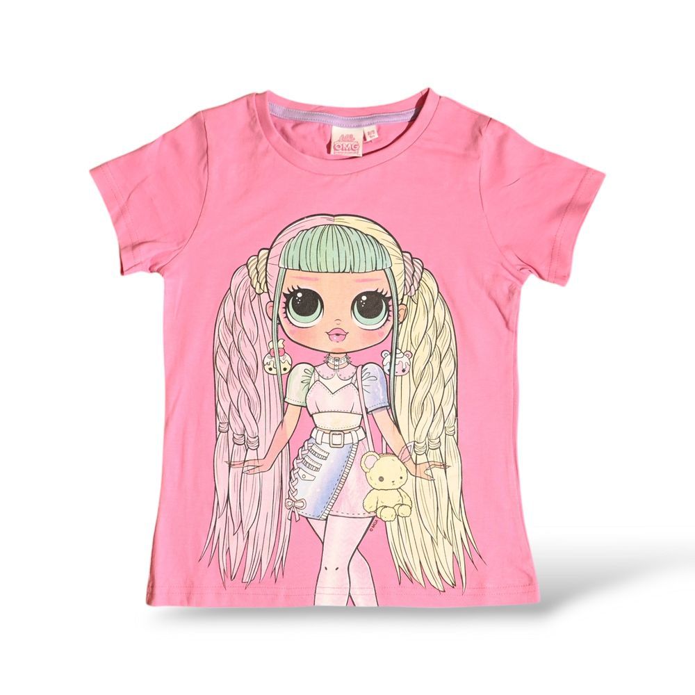 L.O.L. Surprise - 2pc-Set - Girl's Short Sleeves Pyjama T-Shirt & Pants - Purple/Pink