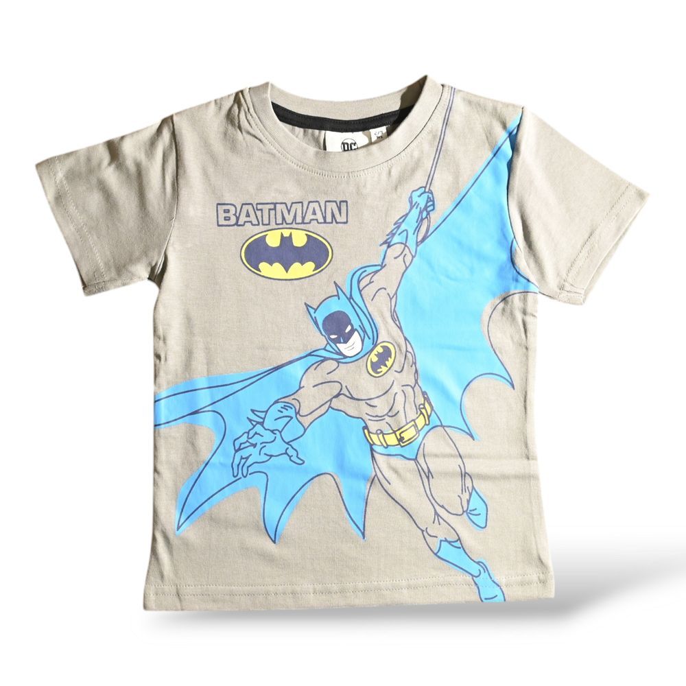 Batman - 2pc-Set - Kids Short Sleeve Top And Pyjama - Grey/Black