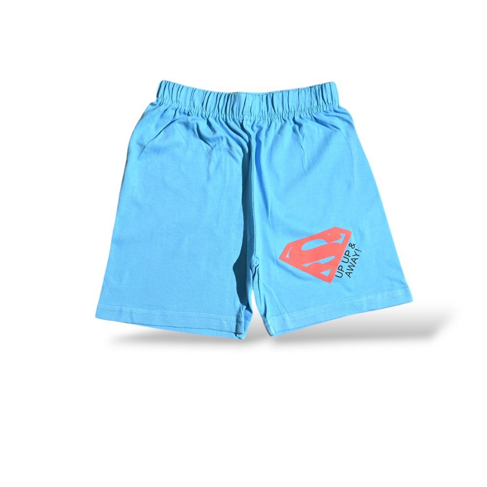 Superman - Boys Summer Sleeveless & Short Set - Grey/Blue