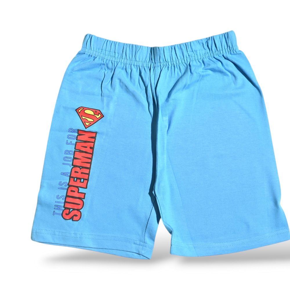 Superman - DC Comics Boys T-Shirt & Shorts Grey/Blue