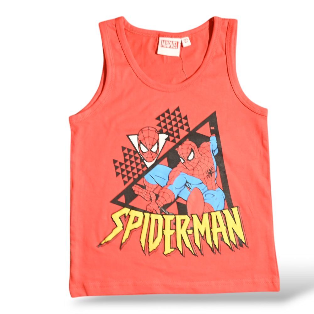 Spiderman - Boys Summer Sleeveless & Short Set - Red/Blue