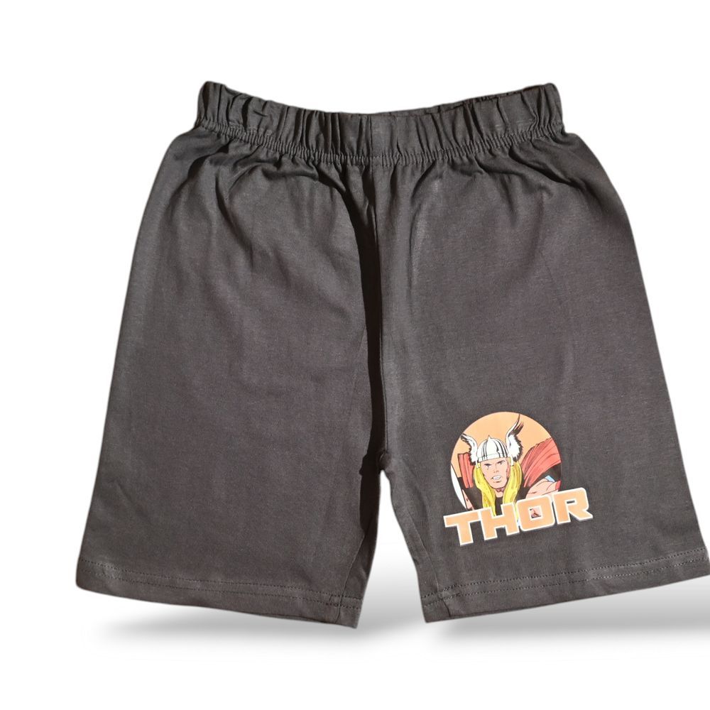 Thor - Boys Summer Sleeveless & Short Set - Orange/Black