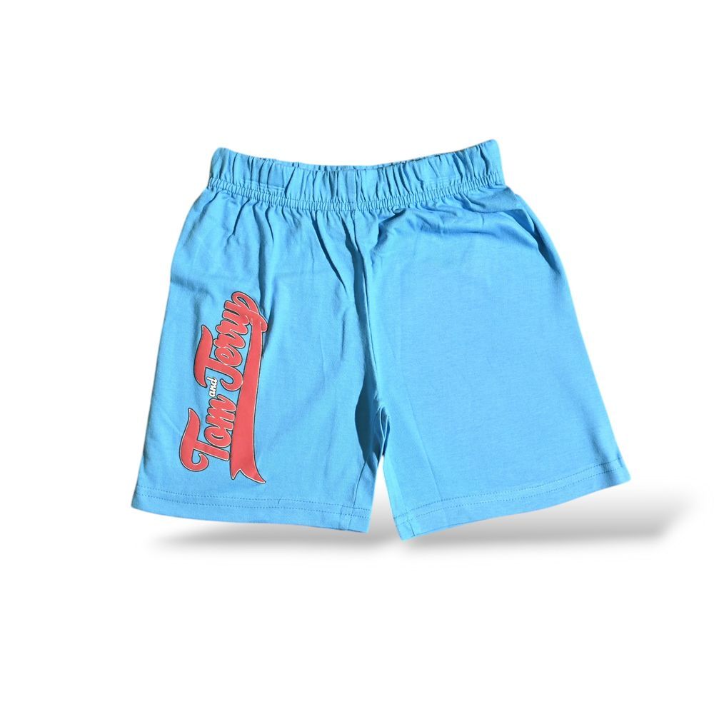 Tom & Jerry - Boys Summer Sleeveless & Short Set - Grey/Blue