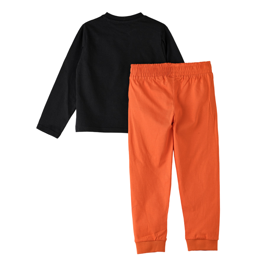 Naruto - Boys Pyjama Set - Black/ Orange