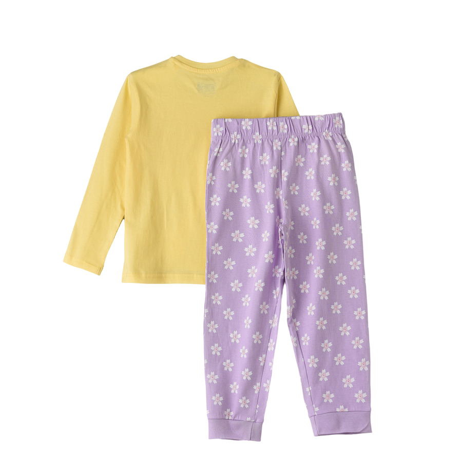 Naruto - Girls Pyjama Set - Yellow/Purple