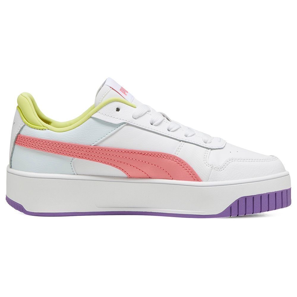 Puma - Carina Street Jr Sneakers - White/Passionfruit