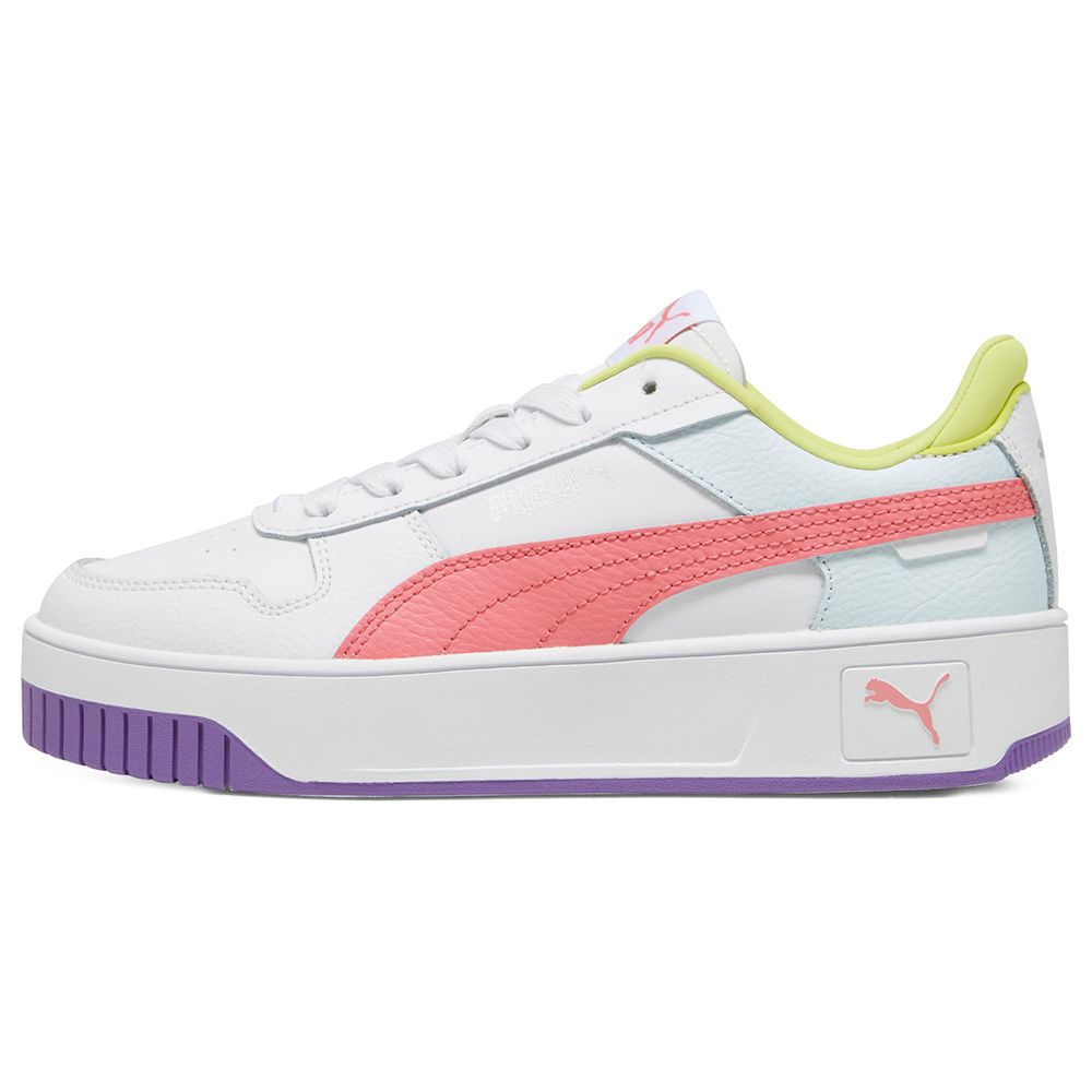 Puma - Carina Street Jr Sneakers - White/Passionfruit