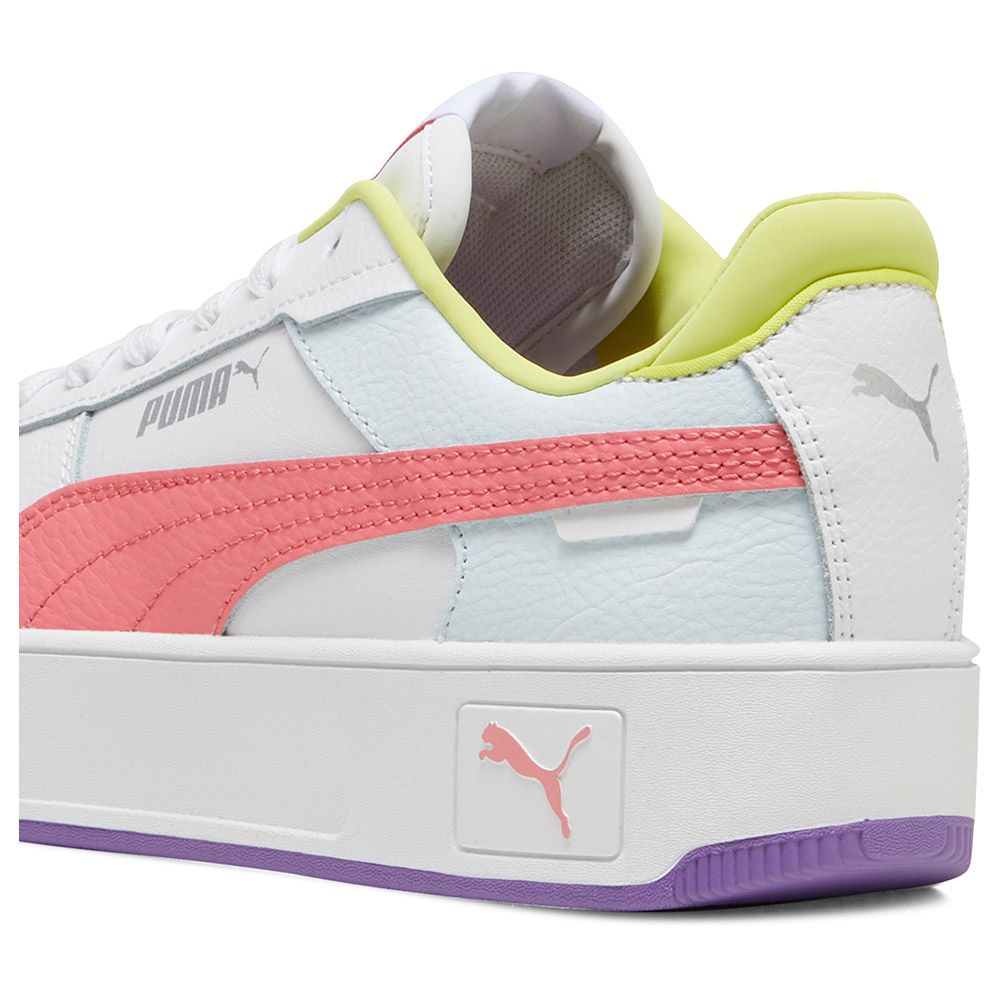 Puma - Carina Street Jr Sneakers - White/Passionfruit