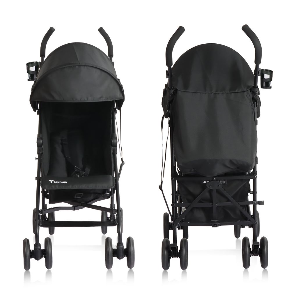 Teknum - Eco Lite 2 Stroller With Cup Holder - Black