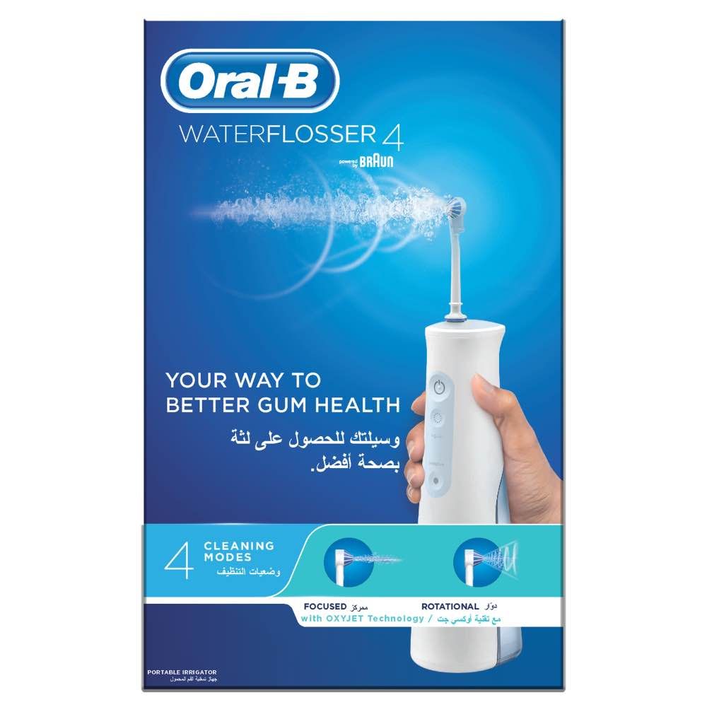 Oral-B - Aquacare Water Flosser 4 Cordless Irrigator, 4 Cleaning Modes