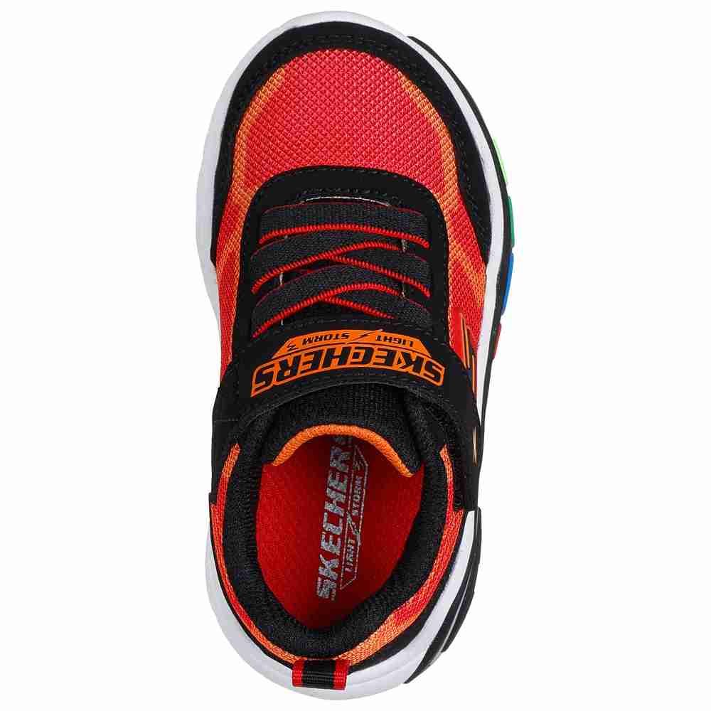 Skechers - Play Scene Sneakers - Black Red