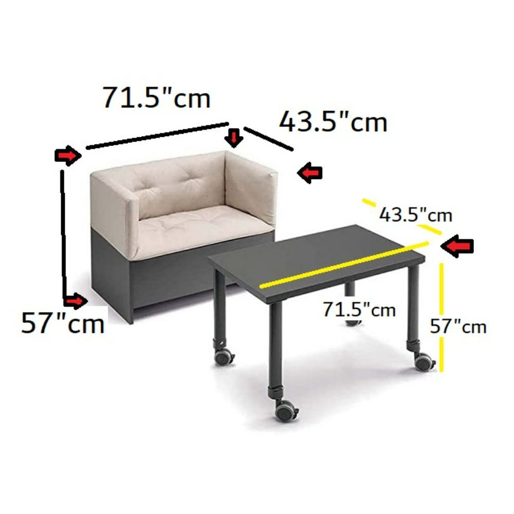 Cam - Growi 2-In-1  Bagnetto Changing Table - Beige