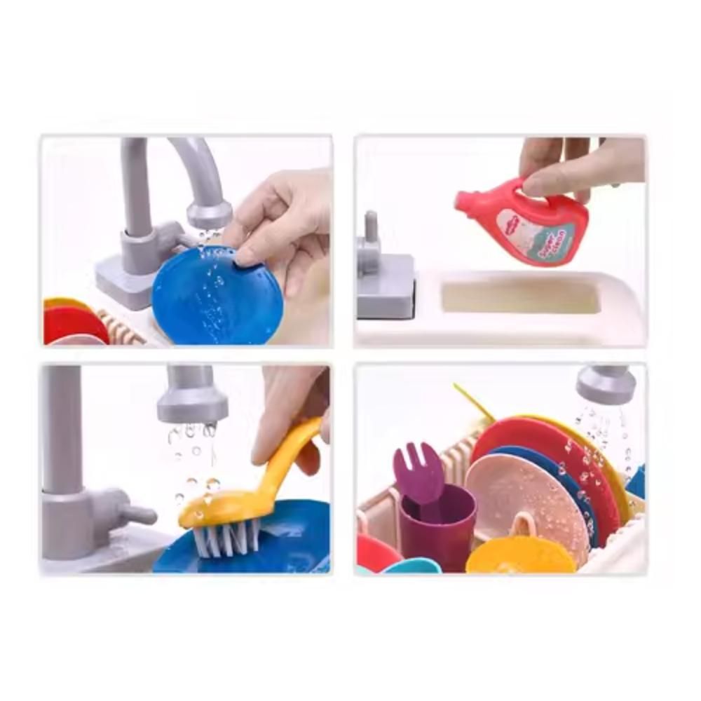 Babycare - Kitchen Sink Cleaning Toy Play Set