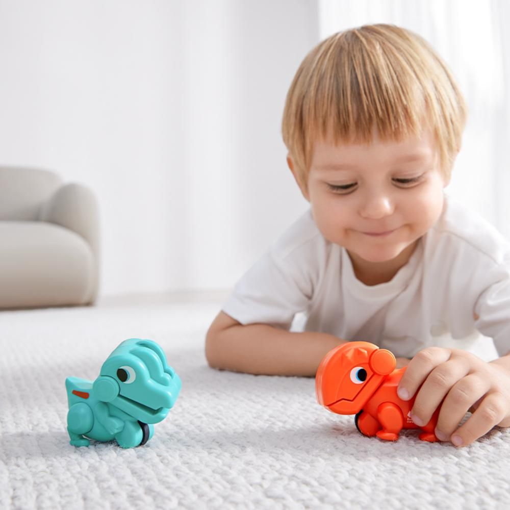 Babycare - Mini Car Toy - Dino - Red/Light Green - Pack of 2