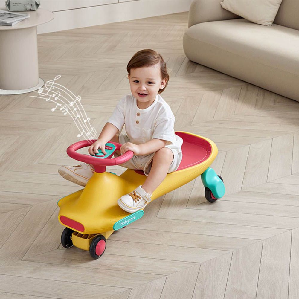 Babycare - Wiggle Ride-On Car - Salmon Red