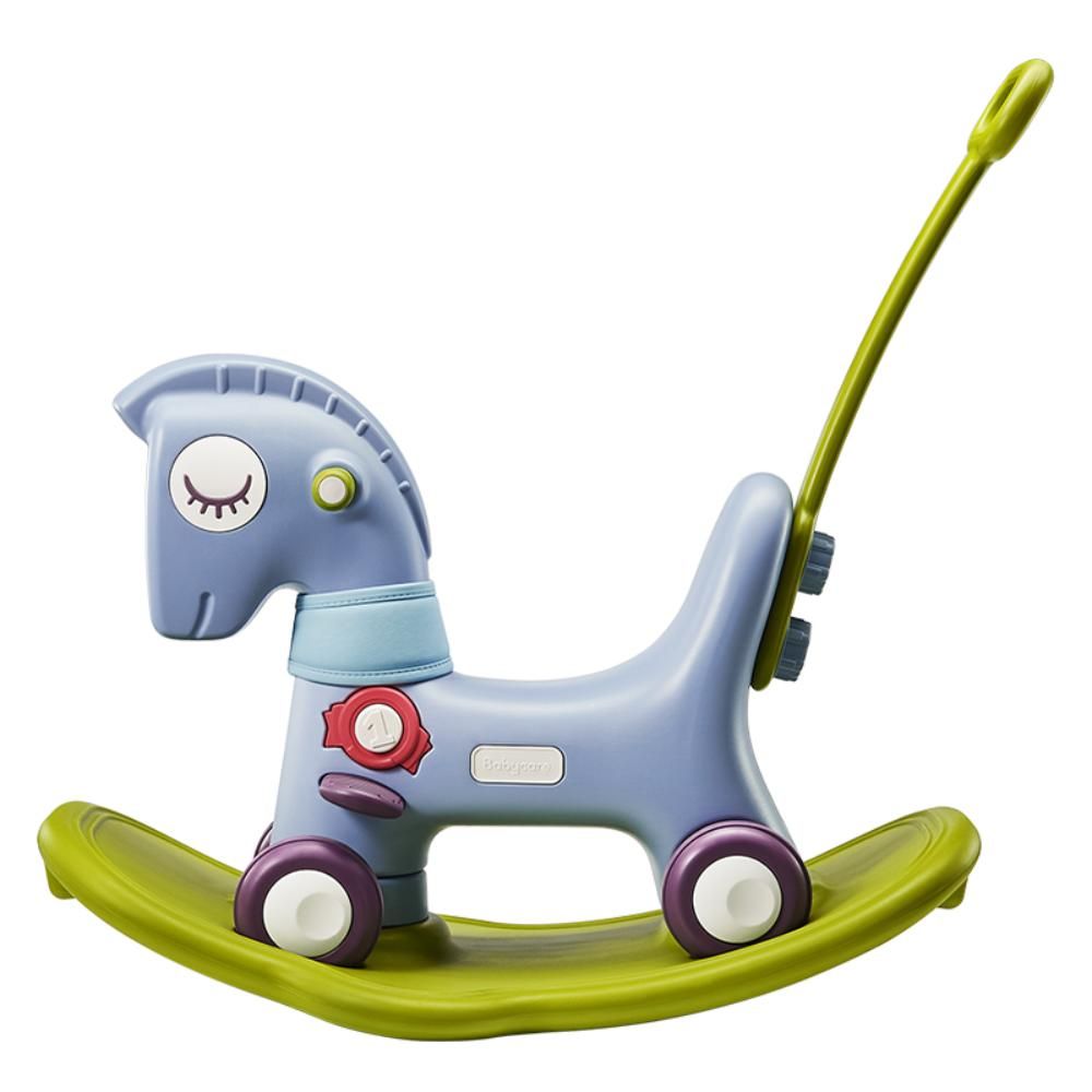 Babycare - 3-In-1 Rocking & Sliding Horse - Blue/Green