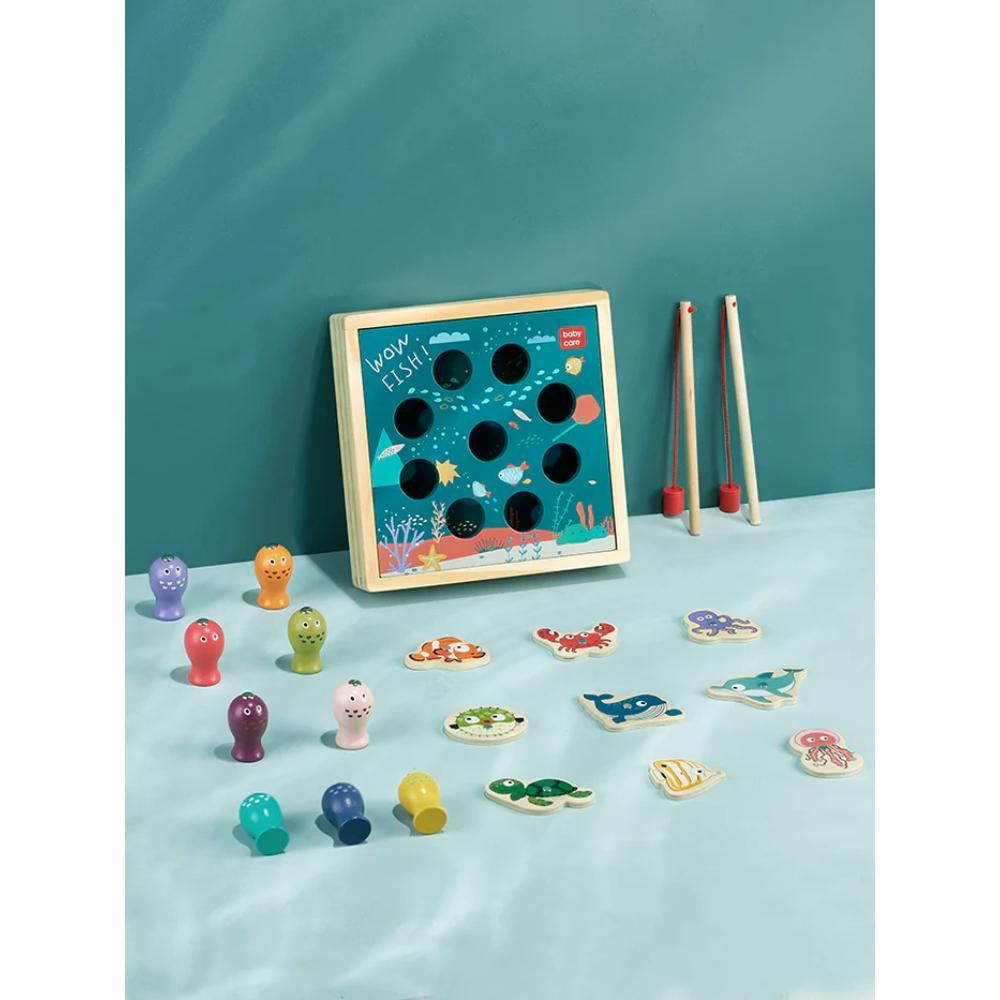 Babycare -  Fishing Game Wooden Toy Set