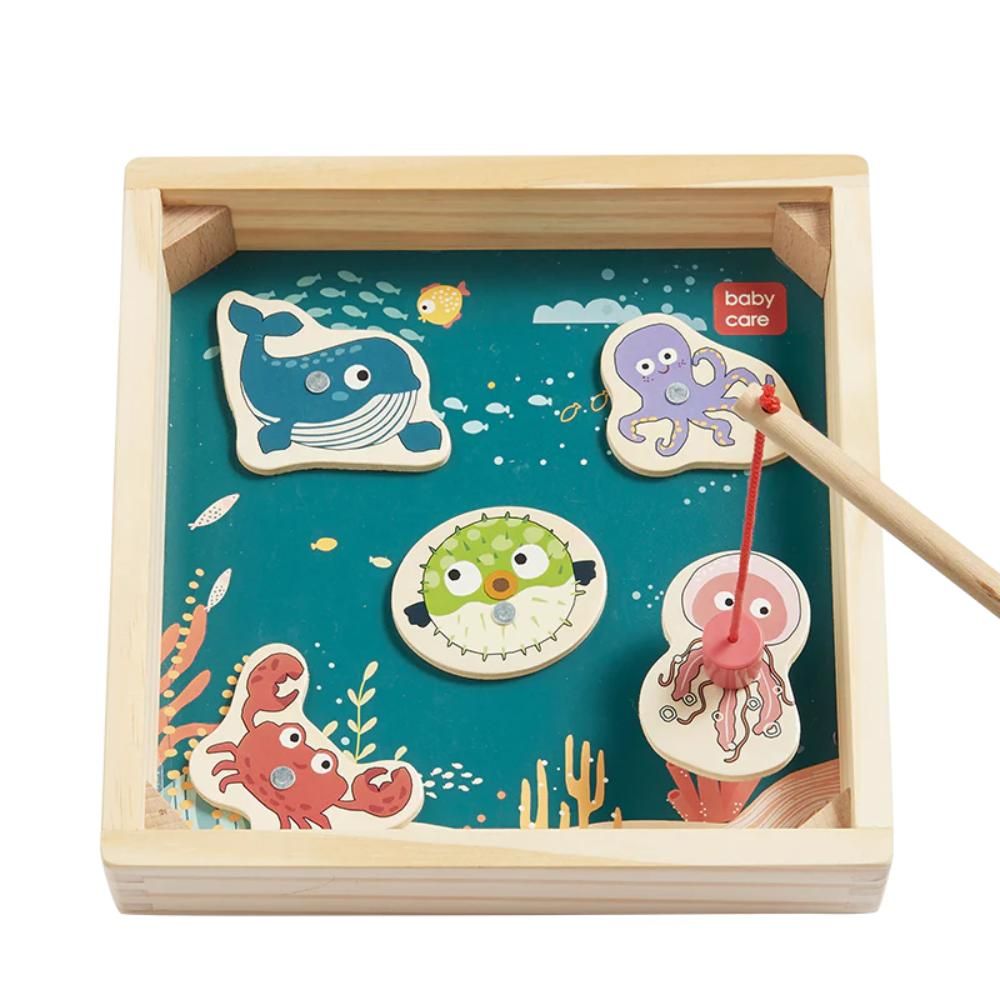 Babycare -  Fishing Game Wooden Toy Set