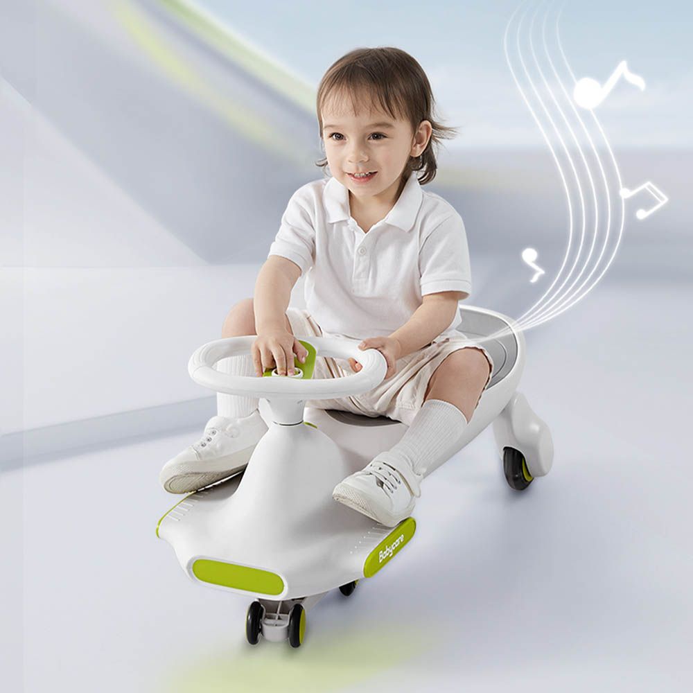 Babycare - Nyokiroad Wiggle Manual Ride-On Car - White