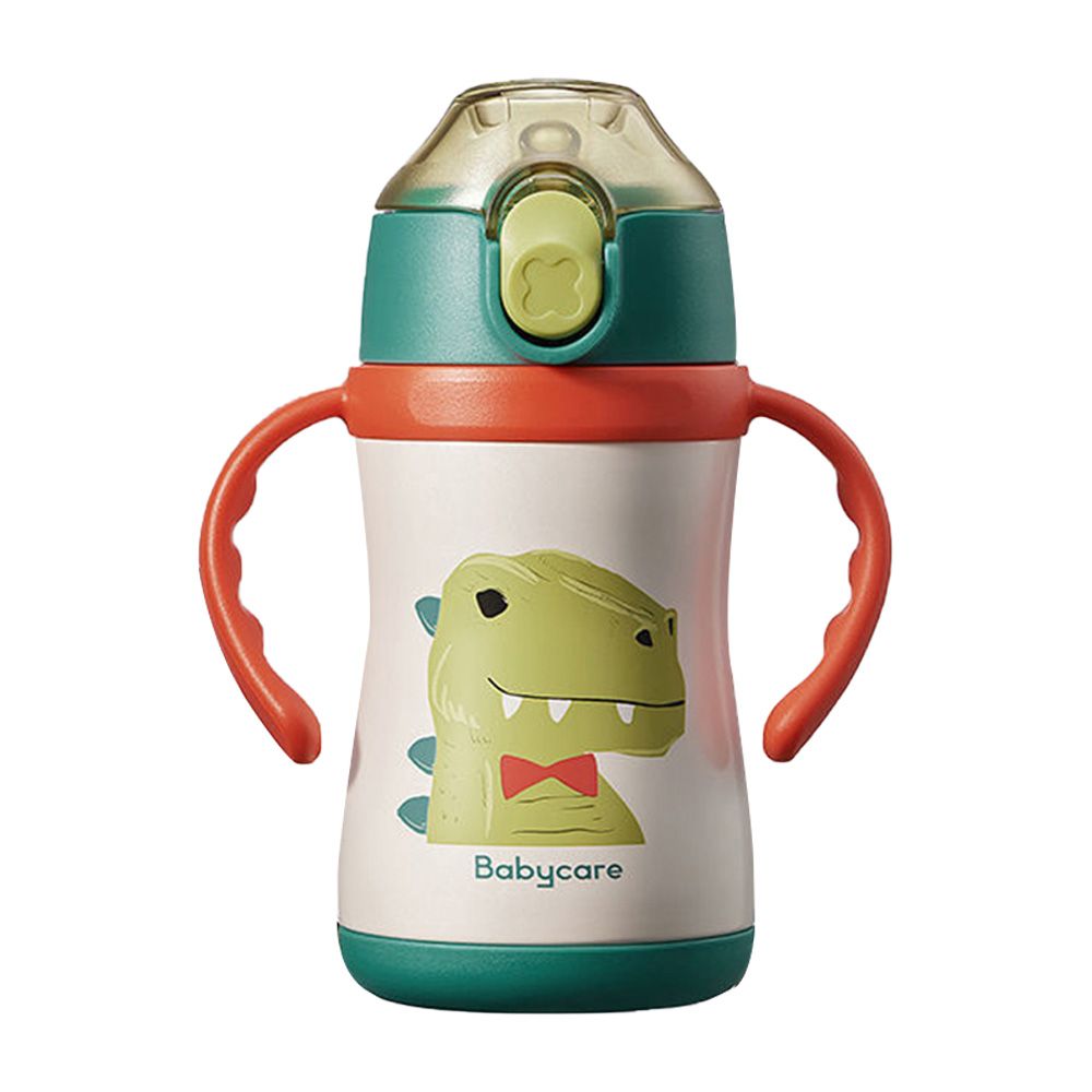 Babycare - Kids Vacuum Bottle - Dinosaur - 240 ml