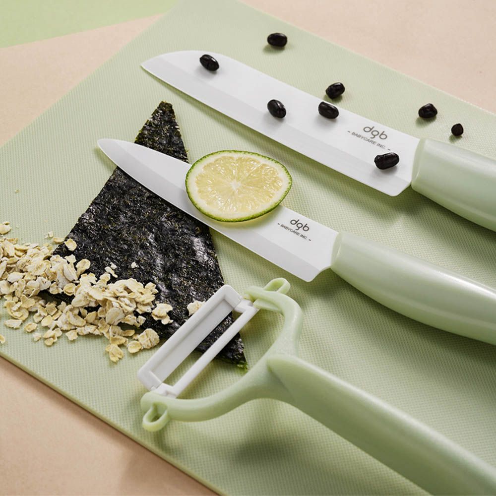 Babycare - Ceramic Knife Set - Charter Green