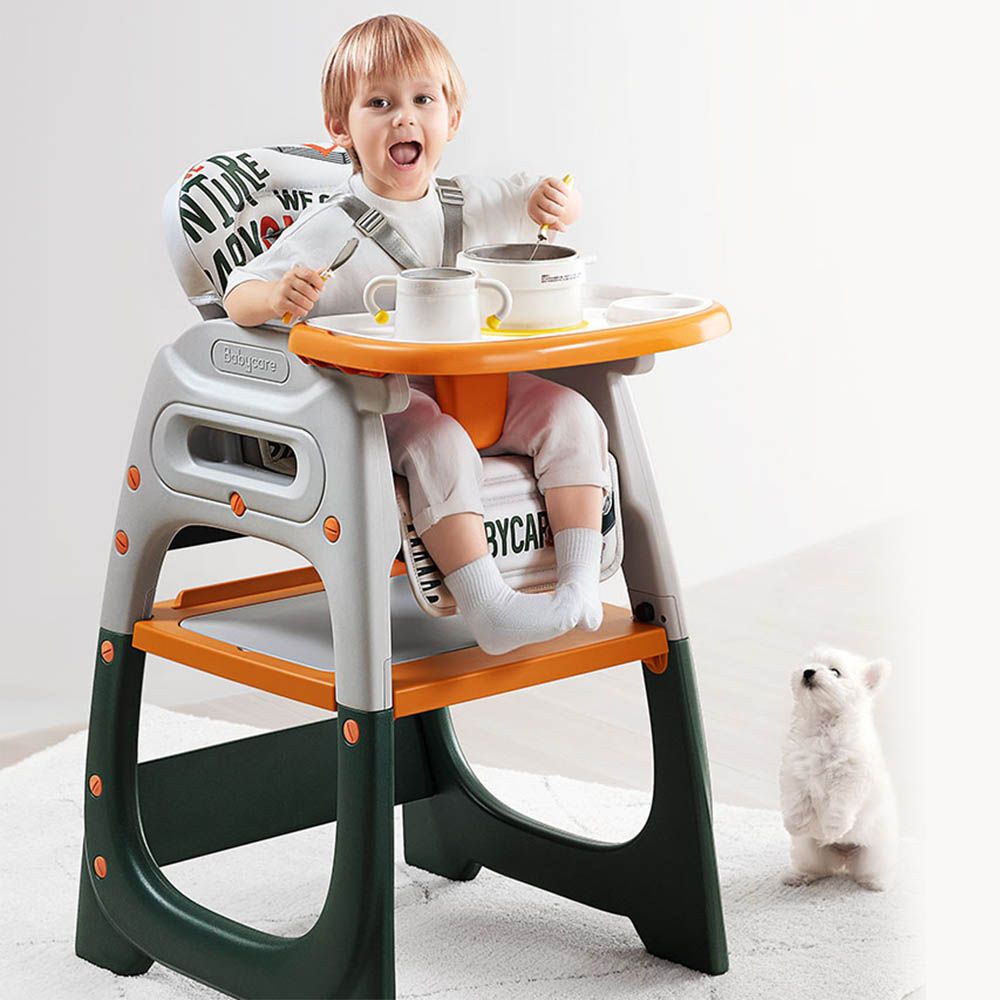 Babycare - 2-In-1 High Chair - Orange