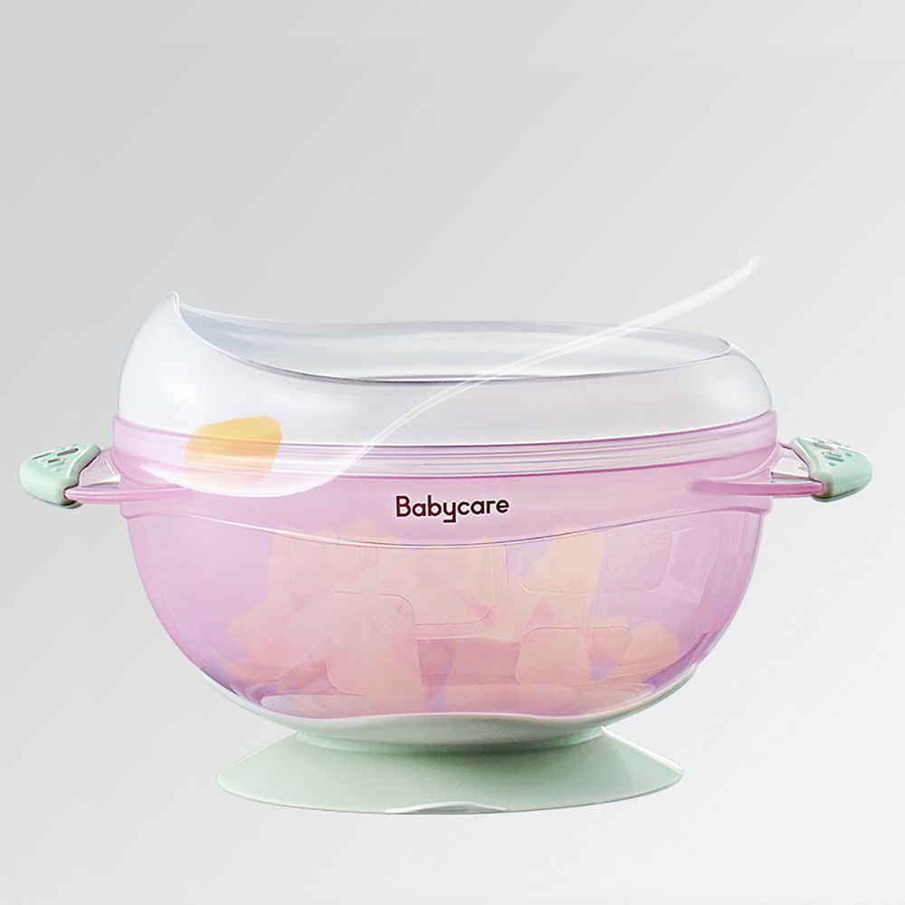 Babycare - Suction Bowls Set Weir - Powder Pink