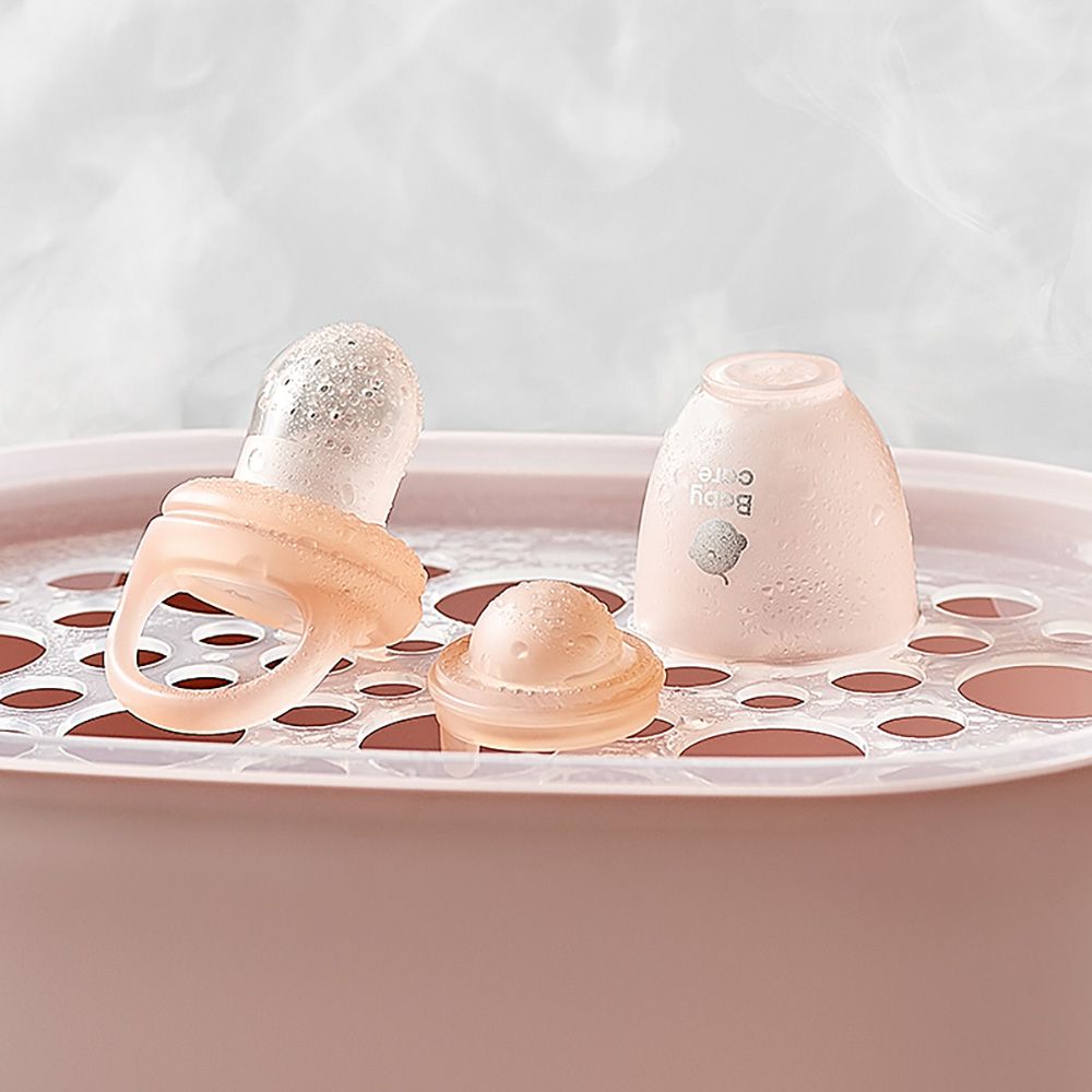 Babycare - Silicone Food Feeder 2pcs - Pearl Powder Pink