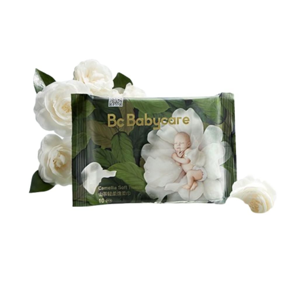 Babycare -  Camellia Soft Tissue green 10pcs