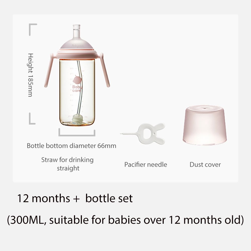 Babycare - Nopayon Pro Bottle - Weir Powder Pink - 12M+