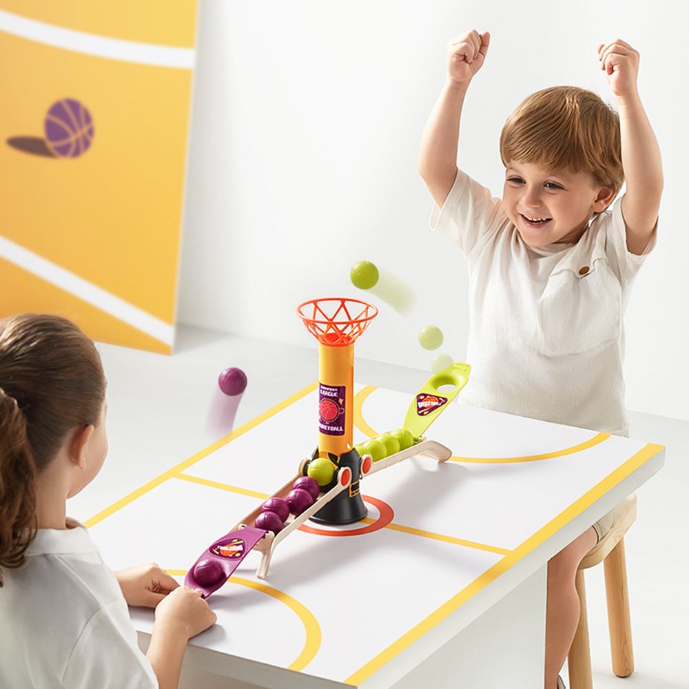 Babycare - Crane Truck Playset And Basketball Set With Activity Cube