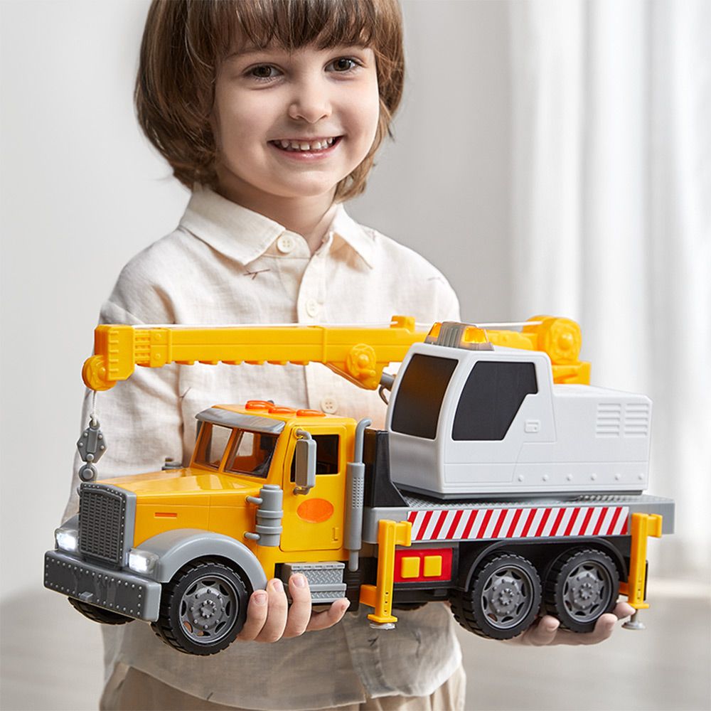 Babycare - Crane Truck Playset And Basketball Set With Activity Cube